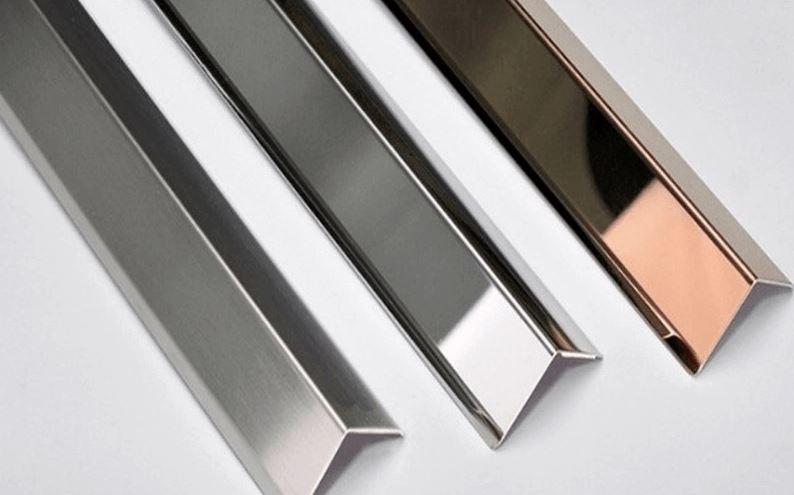 Thanh v đúc inox