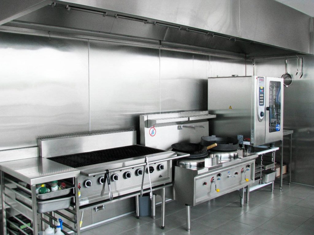 Inox dùng trong sản xuất thiết bị bếp công nghiệp